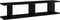 vidaXL - Wandschappen - 2 - st - 90x18x20 - cm - spaanplaat - hoogglans - zwart
