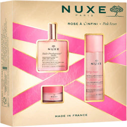 Nuxe Pink Fever - Huile Prodigieuse - Geschenkset - 3 Delig