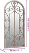 vidaXL - Spiegel - 100x45 - cm - ijzer - zandkleurig