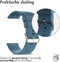 imoshion Siliconen bandje - Universeel 22 mm aansluiting - Blauw