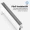Keramische Splitverwarming voor tegen de Muur Universal Blue 4022-UCPC9910-2 Wit
