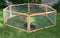 Kerbl - Buitenren - voor - huisdieren - Vario - hout - bruin - 84399