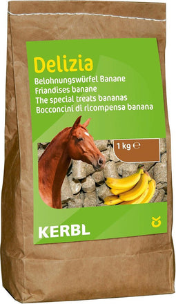 Kerbl Delizia Bio-beloningsbrok Banaan 1kg