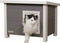 Kerbl - Kattenhuis - Eli - ECO - 57x45x43 - cm - grijs - en - wit