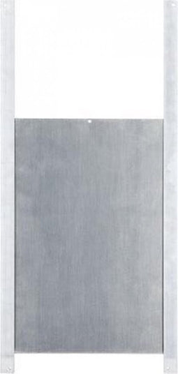 Kerbl Kipschuifdeur 30 x 40 cm, aluminium, complete montageset
