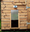 Kerbl Kipschuifdeur 30 x 40 cm, aluminium, complete montageset