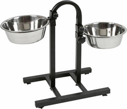 Kerbl Voerbakken met standaard - verstelbaar - 2 x 2800ml