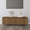 vidaXL - Tv-meubel - 120x30x40,5 - cm - bewerkt - hout - bruin - eikenkleur