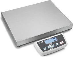 Kern DE 150K20DL DE 150K20DL Pakketweegschaal Weegbereik (max.) 150 kg Resolutie 20 g, 50 g werkt op het lichtnet, werkt op batterijen, werkt op een accu Zilver