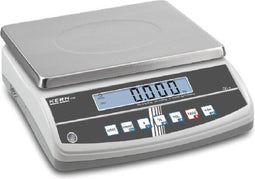 Kern Tafelweegschaal Weegbereik (max.): 6 kg Resolutie: 0.05 g werkt op het lichtnet, werkt op een accu Zilver