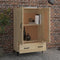 vidaXL - Hoge - kast - 70x31x115 - cm - bewerkt - hout - sonoma - eikenkleurig