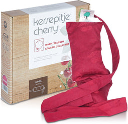 Kersepitje® Lumbo - Langwerpig Kersenpitkussen Met Linten - The ONLY Original - 13x55cm