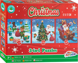 Kerst 3-in-1 Puzzel