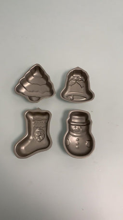 kerst bakvormen - 4 stuks