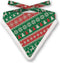 Kerst Bandana BANDANA MET EEN MIX PATROON M