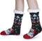 Kerst - Gezellige Dikke Fleece Gevoerde Wollen Sokken - Antislip & Warm