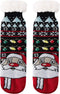 Kerst - Gezellige Dikke Fleece Gevoerde Wollen Sokken - Antislip & Warm