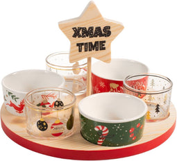 Kerst Home Décor | Serveerschalen 7st | KerstSfeer | Xmas Time |