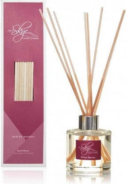 Kerst in huis met de enige echte Winter Warmer | Reed Diffuser | Gaat zeer lang mee, minimaal 10 weken | Uitsluitend etherische oliën | Made in Scotland