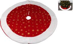 Kerst - Kerstboomkleed - 90cm - Rood - Kerstdecoratie - Kleed