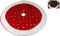 Kerst - Kerstboomkleed - 90cm - Rood - Kerstdecoratie - Kleed