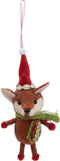 Kerst - Kersthangers - 4 Stuks - Kerstdecoratie - H16.5cm - Voor in de kerstboom