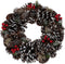 Kerst - Kerstkrans - Krans - Dennenappels - D33cm - 2 Designs
