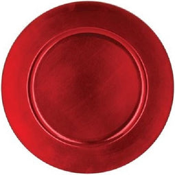 Kerst - Kerstservies - Rood - Set van 4 - Rond Bord - Ronde Plaat - D33cm