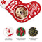 Kerst Sok Golden Retriever - Dierenskleding - Rood/Wit