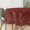 Kerst tafelkleed - Rody - 180cm rond - red - Damast