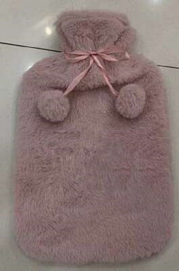 Kerst - Warmwaterkruik - Heetwaterfles - Roze - 1,7L - Kerstdecoratie