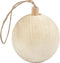 Kerstbal, d: 4,8 cm, berkehout, 1stuk