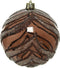 Kerstbal Deco Glitter - Donkerbruin