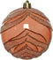 Kerstbal Deco Glitter - Terra Bruin