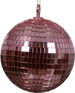 Kerstbal foam d15h15 cm roze