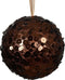 Kerstbal foam d8 cm espresso