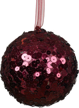 Kerstbal foam d8 cm granaatappel