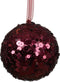 Kerstbal foam d8 cm granaatappel