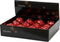 Kerstbal foam d8 cm kerstrood