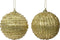 Kerstbal foam d8 cm licht goud a2 I kerst