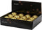 Kerstbal foam d8 cm licht goud