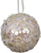 Kerstbal foam d8 cm parel