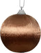 Kerstbal foam d8 cm pecannoot bruin I