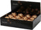Kerstbal foam d8 cm pecannoot bruin