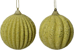 Kerstbal foam d8 cm pistache a2 kerst