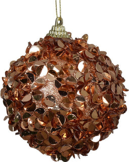 Kerstbal foam d8 cm pompoen D