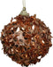 Kerstbal foam d8 cm pompoen D