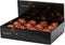 Kerstbal foam d8 cm pompoen E