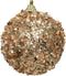 Kerstbal foam d8 cm toffee kerst