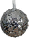 Kerstbal foam d8 cm zilver